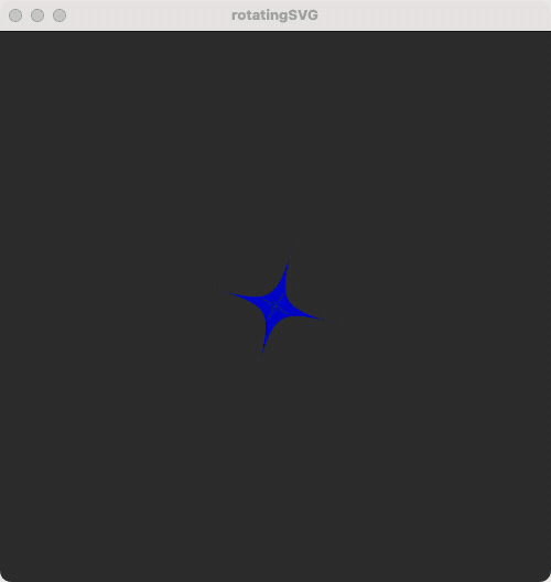 screenshot for example rotatingSVG